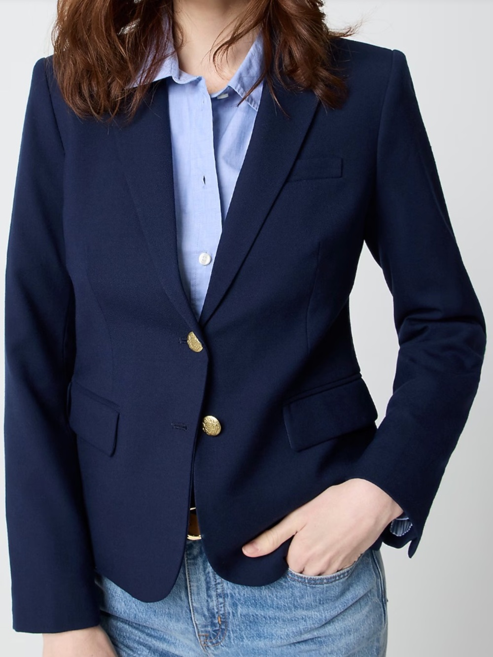 J.Crew Original Schoolboy Blazer in Navy